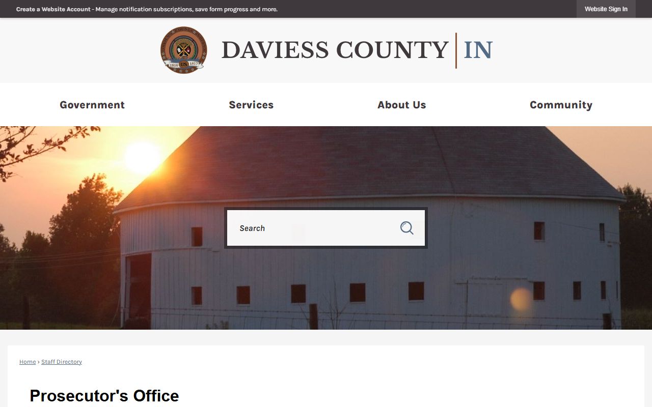 Daviess County courthouse offices and clerk-related records