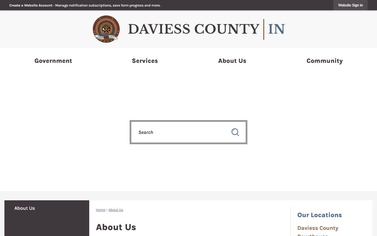 Daviess County court records courthouse and government center locations